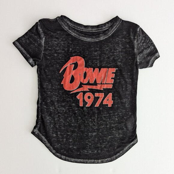 Girls David Bowie 1974 burnout tee 5t VGUC - Picture 3 of 7